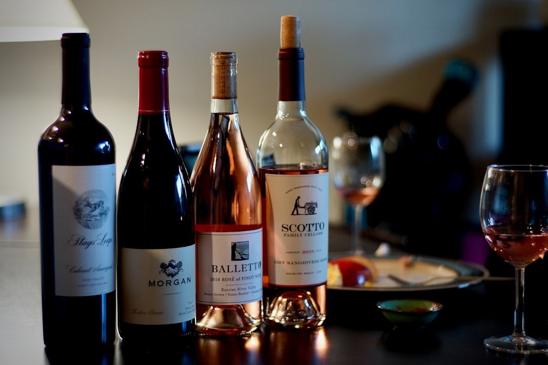 Photo Wine bottles